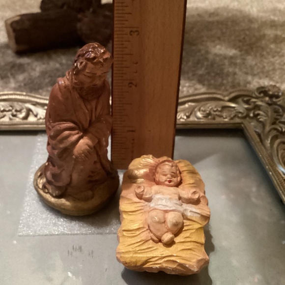 11 antique/vintage nativity pieces - Picture 14 of 16